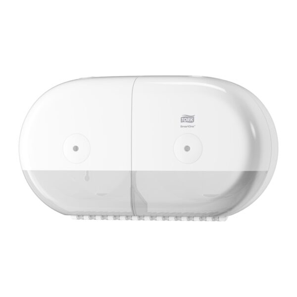 Tork SmartOne® Mini Double Dispenser Carta igienica bianco - cleantech