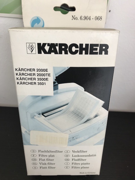 filtro karcher 2000-3500 cleantech