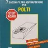 Sacchetti carta POLTI  AS400 – AS404 – AS410  cf. 7 pz