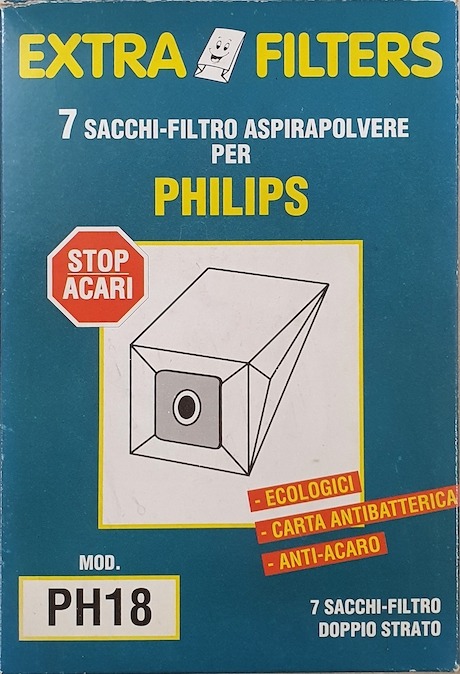 Sacchetti carta PHILIPS Geneva HR 6328 cf. 7 pz