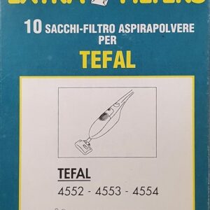 TE2Sacchetti carta TEFAL 4552-4553-4554 cf. 10 pz cleantech
