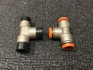 Innesto automatico a 3 vie tubo rilsan D8