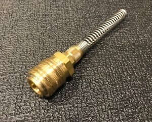 Innesto Rapido Femmina Ottone con molla