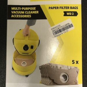 Sacchetti carta Karcher WD2 pz. 5