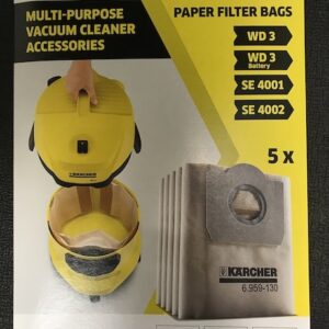 Sacchetti carta Karcher WD3 - SE4001/2 pz. 5