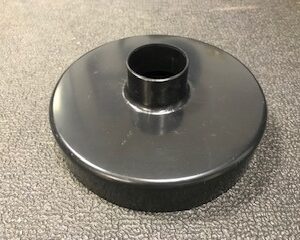 Calotta plastica con imbocco motore aspirazione