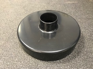 Calotta plastica con imbocco motore aspirazione Calotta plastica con imbocco motore aspirazione