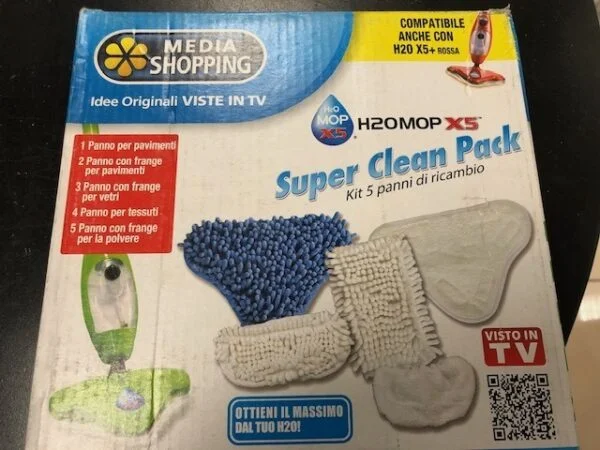Set 5 Panni ricambio per scopa vapore H2O mop X5