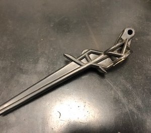 Leva sblocco timone monospazzola Wirbel L13 - C33 - C43