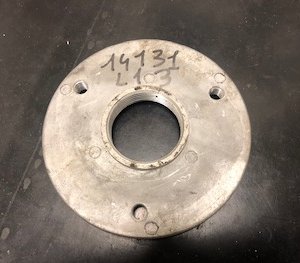 Mozzo porta flangia monospazzola Wirbel Limpia13