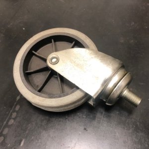 Ruota pivottante D80 x carrello aspiratore Wirbel W960/962