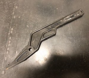 Leva interruttore DX USATA impugnatura monospazzola numatic