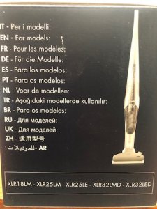 Filtro elicoidale doppio scopa elettrica De Longhi XLR18LM-25LM-25LE-32LMD-32LED clean tech