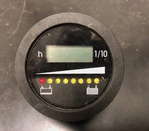 Indicatore carica batterie + contaore digitale 24V lavasciuga comac innova clean tech