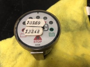 Indicatore controllo batterie 24V + contaore USATO lavasciuga gansow 62BF53 clean tech