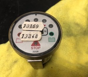 Indicatore controllo batterie 24V + contaore USATO lavasciuga gansow 62BF53 clean tech