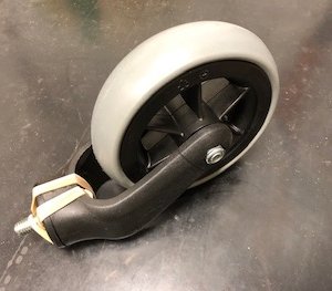 Ruota D125 morbida per esterni carrelli multiuso Idea VDM clean tech