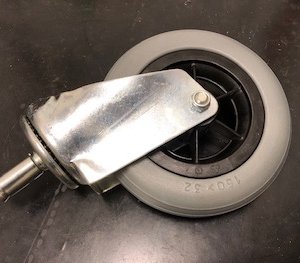 Ruota D150 per esterni carrelli multiuso sax VDM clean tech