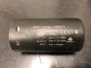 Condensatore spunto 71 Mf - 250V clean tech